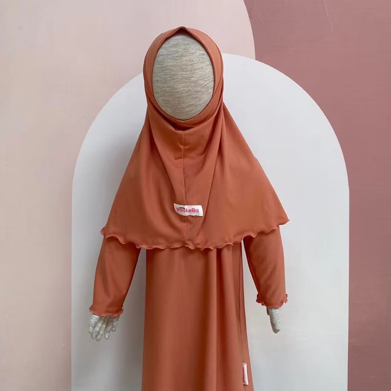 PREORDER Little Pastella - Baby Gamis Set with Hijab