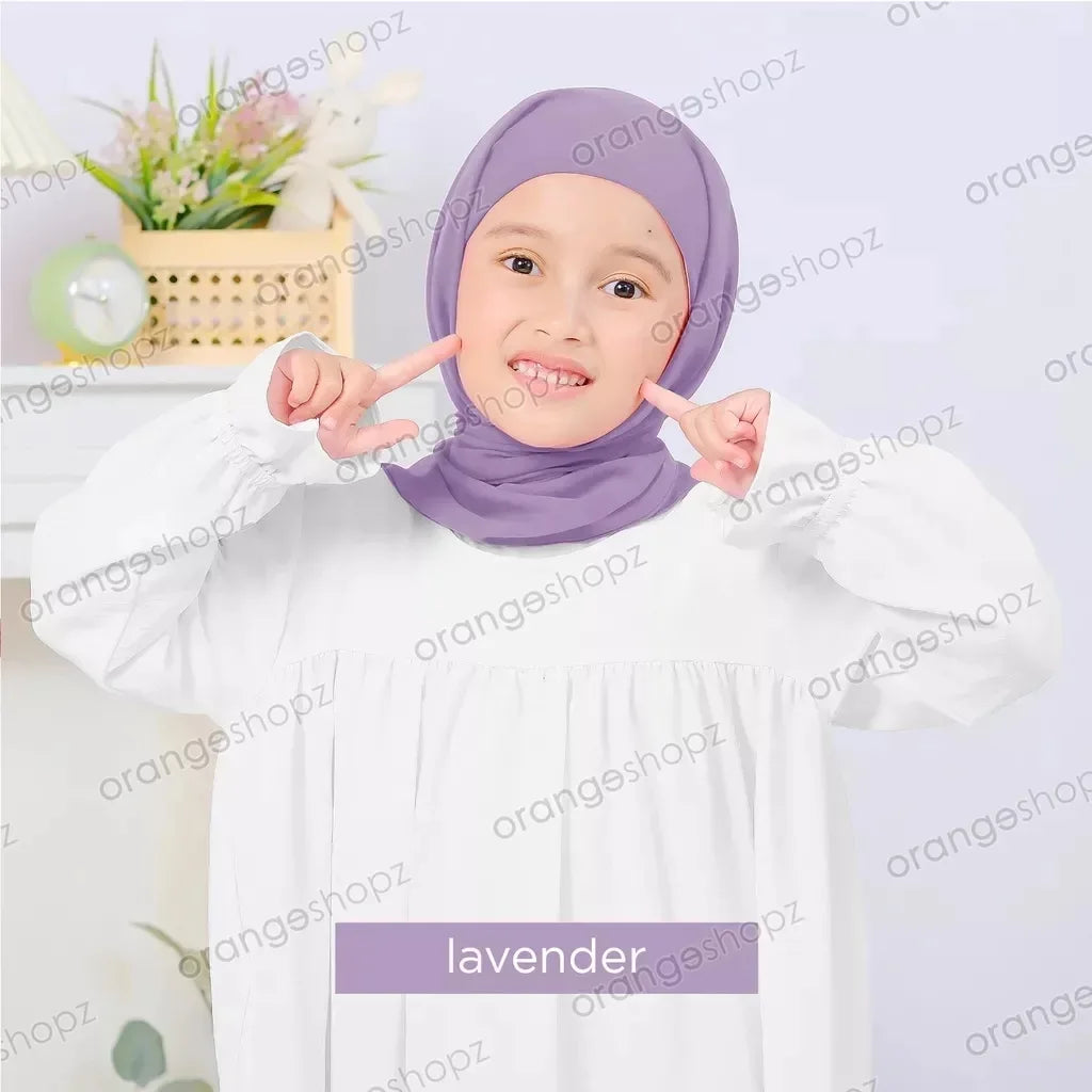 IN-STOCK Orangeshopz Plain Square with Attached Inner Lavender