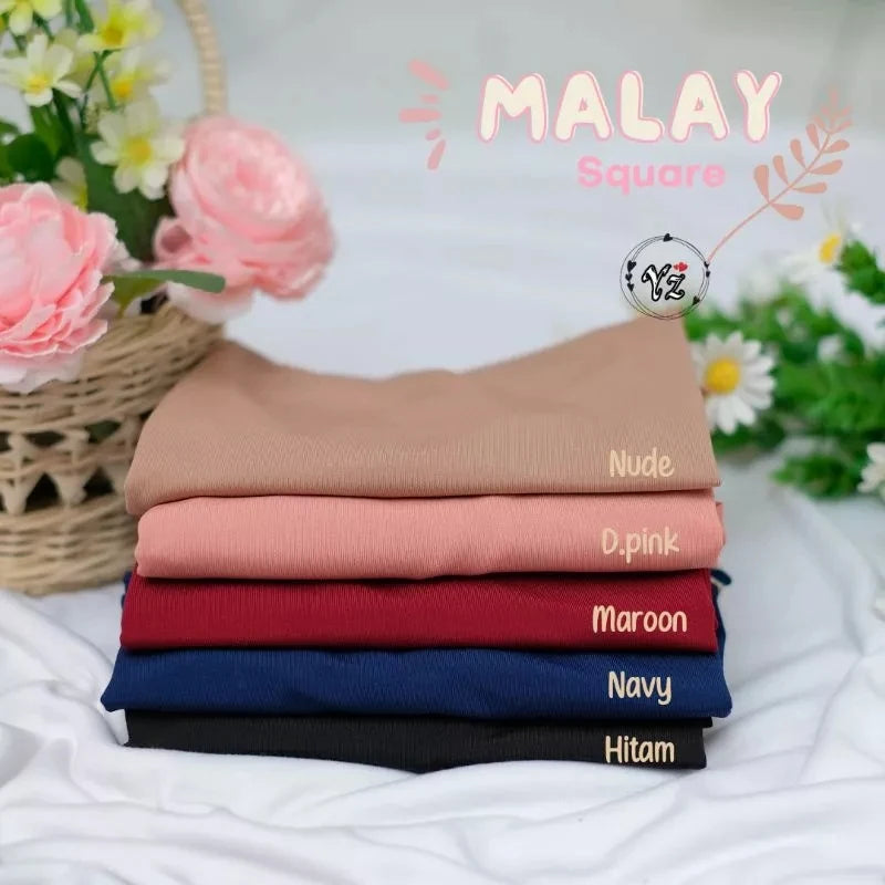 PREORDER Yazzrenhijab - Malay Square Instant Hijab