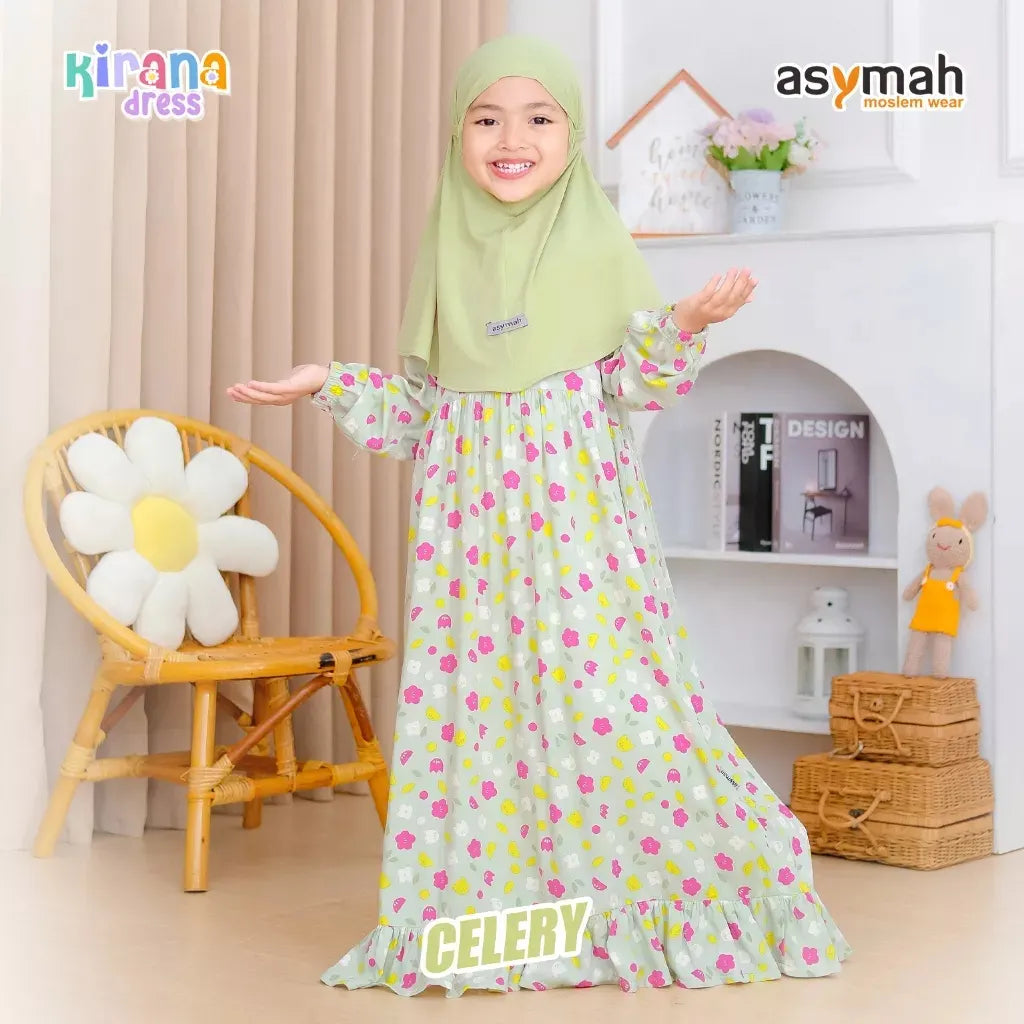 PREORDER Asymah - Kirana Dress with Hijab