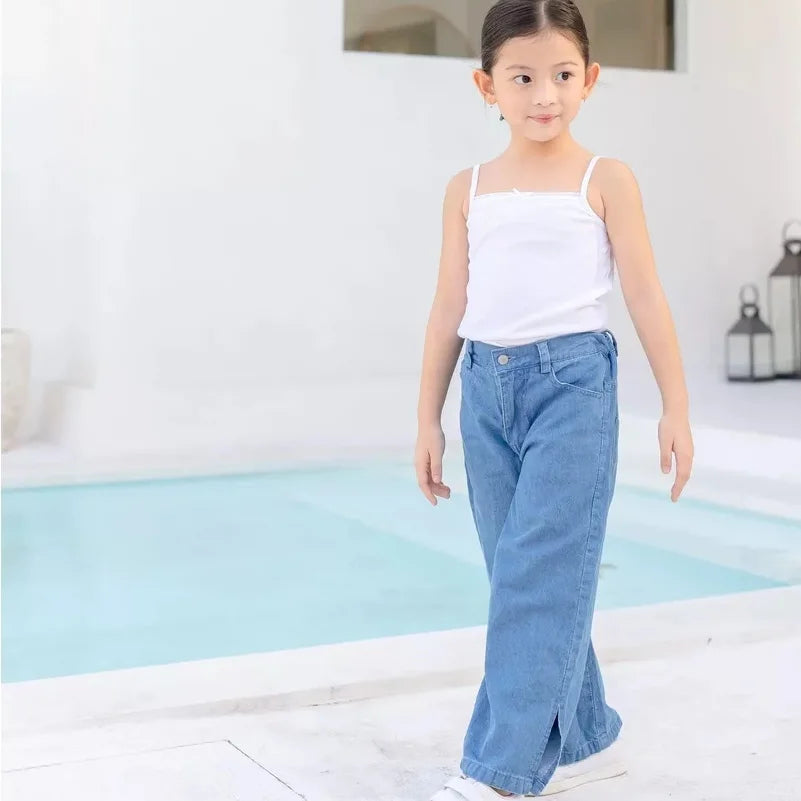 PREORDER - Hunny Bunny Mezaluna Wide Leg Girls' Pants