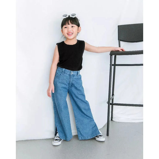 PREORDER - Hunny Bunny Mezaluna Wide Leg Girls' Pants