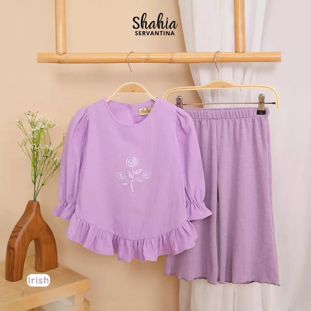 PREORDER Shahia - Keiko Blouse Set Irish