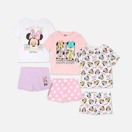 UK PREORDER 3pcs set Disney's Minnie Mouse Tshirts and Shorts