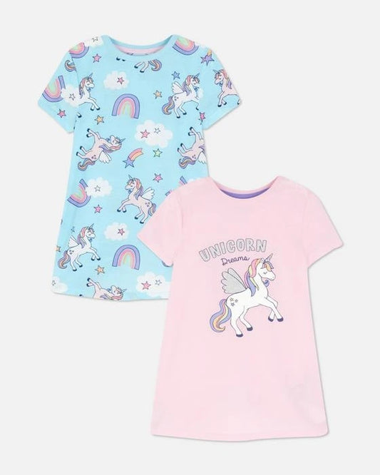 UK PREORDER 2pcs Unicorn Sleep Tshirt