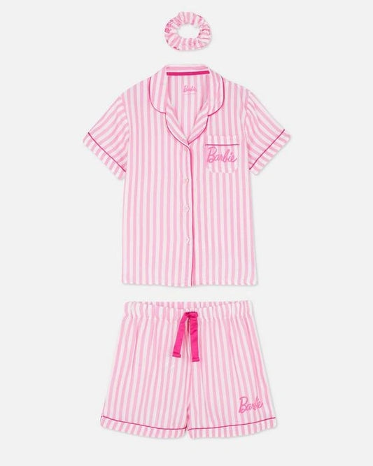 UK PREORDER Barbie Short Pyjamas with Scrunchie