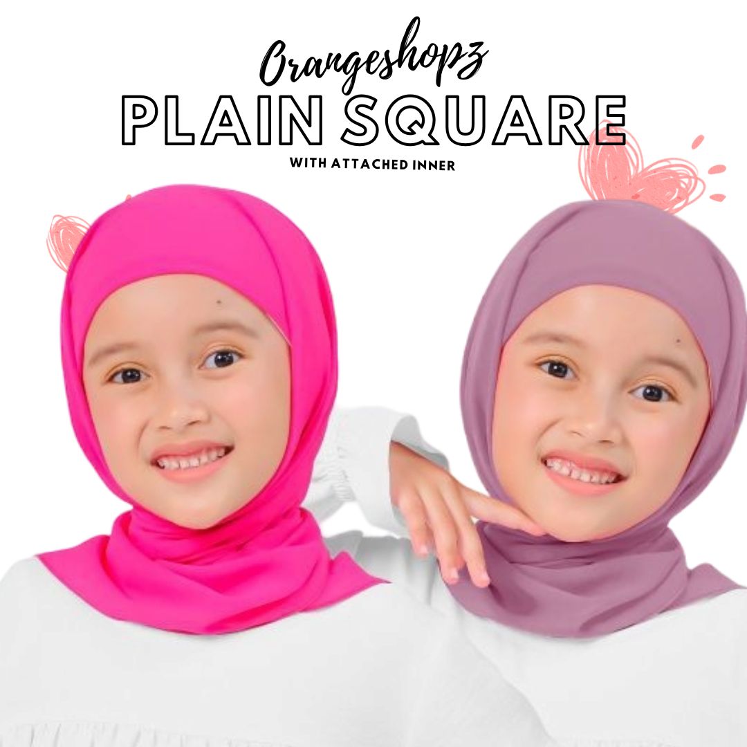 INSTOCK (RAYA 2024) Orangeshopz Plain Segitiga with Attached Inner