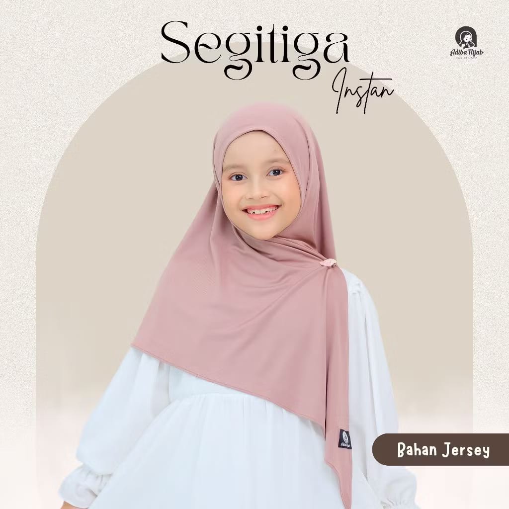 PREORDER Adiba Hijab - Segitiga Jersey (6y above)