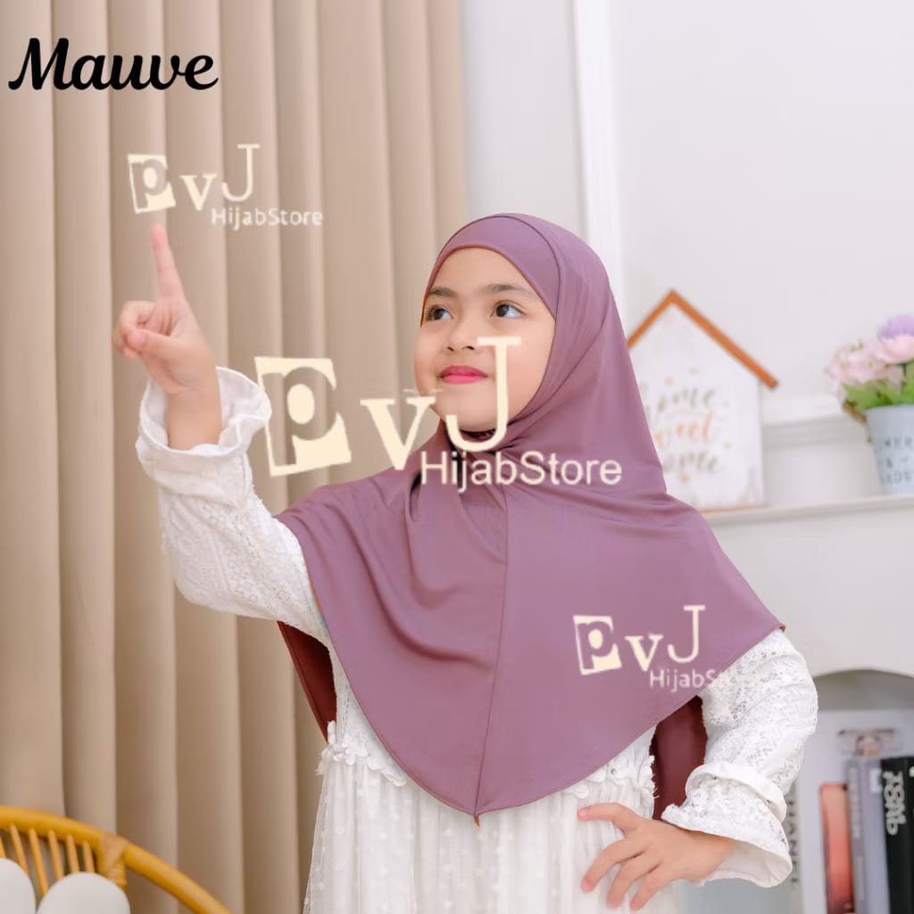 PREORDER PVJ Hijab - Intant Hijab Tali (5-10y)