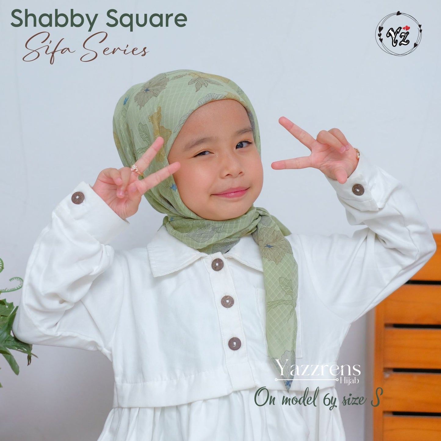 PREORDER Yazzrens - Shabby Printed Square with Attached Inner Sifa Series