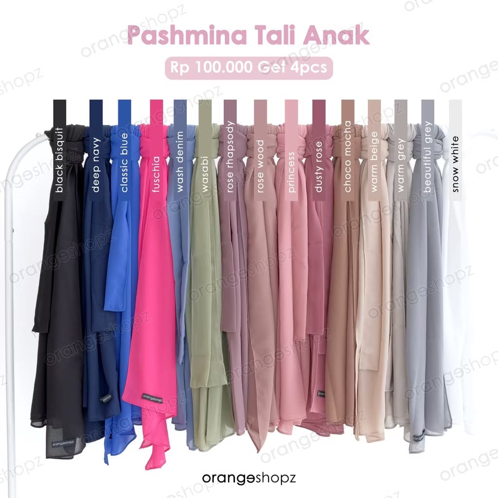 PREORDER Orangeshopz - Darla Instant Shawl