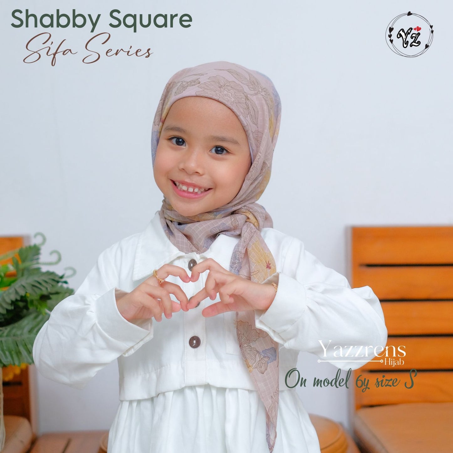 PREORDER Yazzrens - Shabby Printed Square with Attached Inner Sifa Series