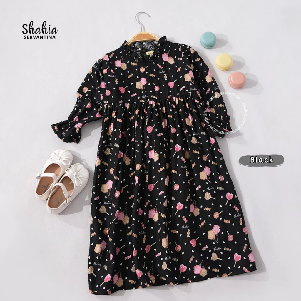 PREORDER Shahia - Elin Dress Black M (3-4y)