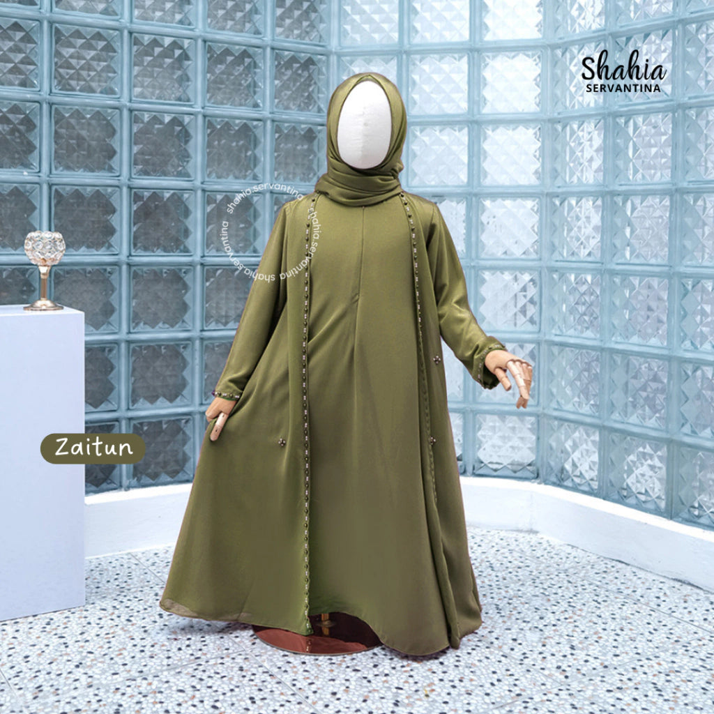 PREORDER Shahia - Delina Abaya Set with Hijab