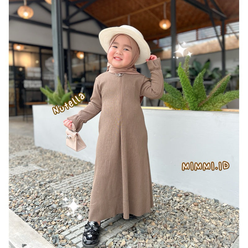 PREORDER Mimmi - Nabeela Knite Dress Nutella