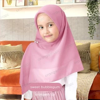 PREORDER Orangeshopz - Innara Zipper Instant Segitiga Hijab Sweet Bubble