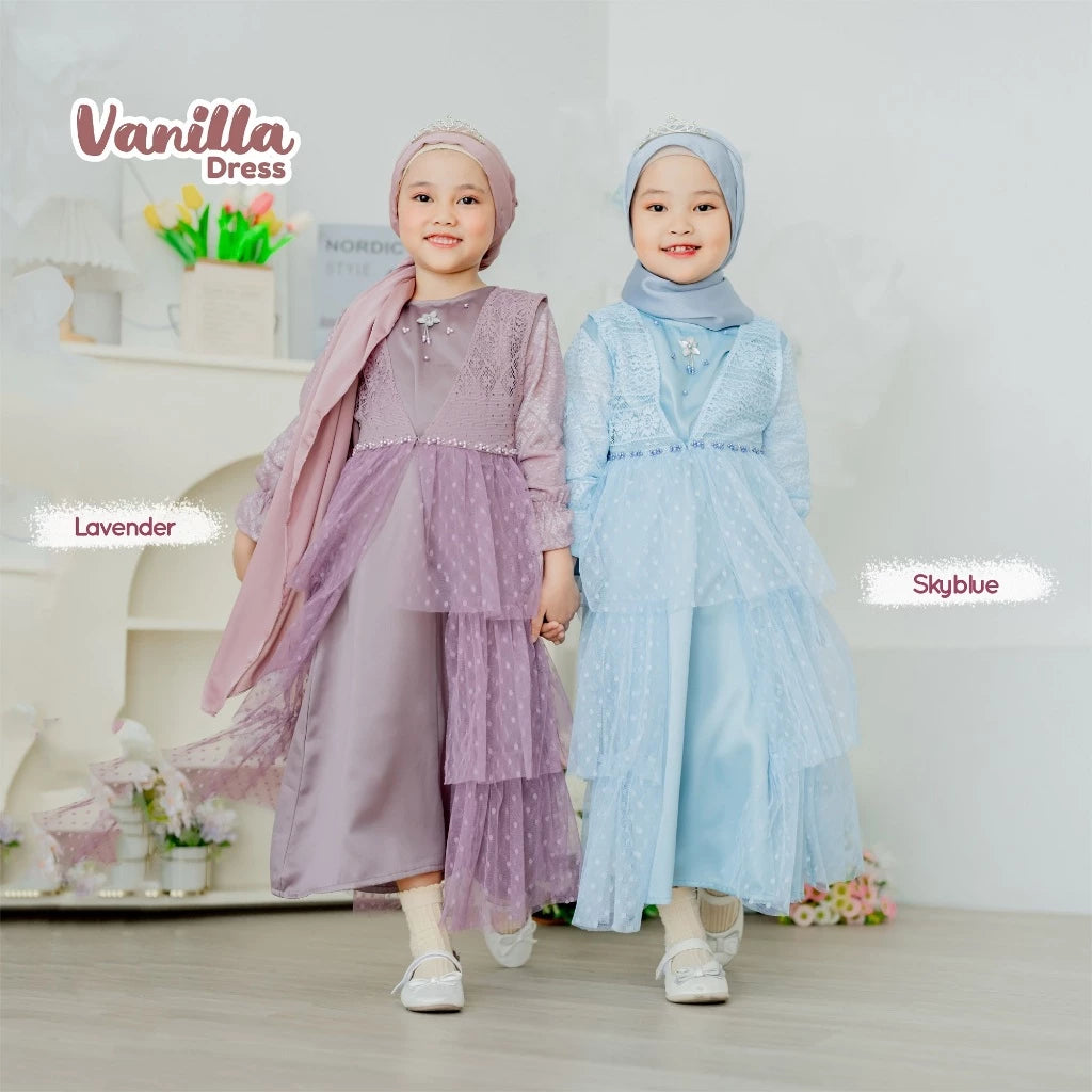 PREORDER BBC KIDS - Vanilla Dress with Hijab