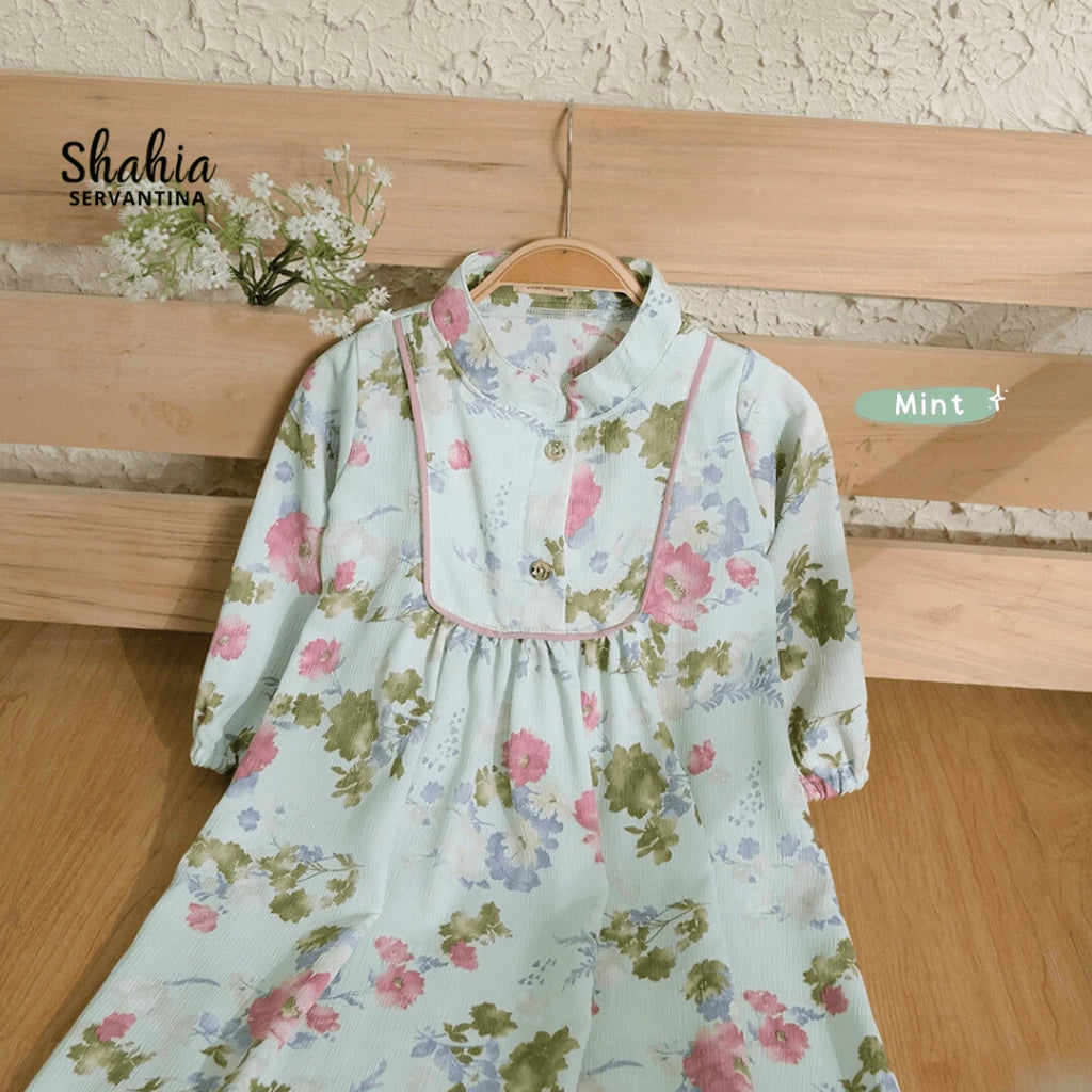 PREORDER Shahia - Zafira Dress Mint