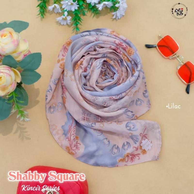 PREORDER Yazzren - Printed Shabby Square with Attached Inner Kincir Series