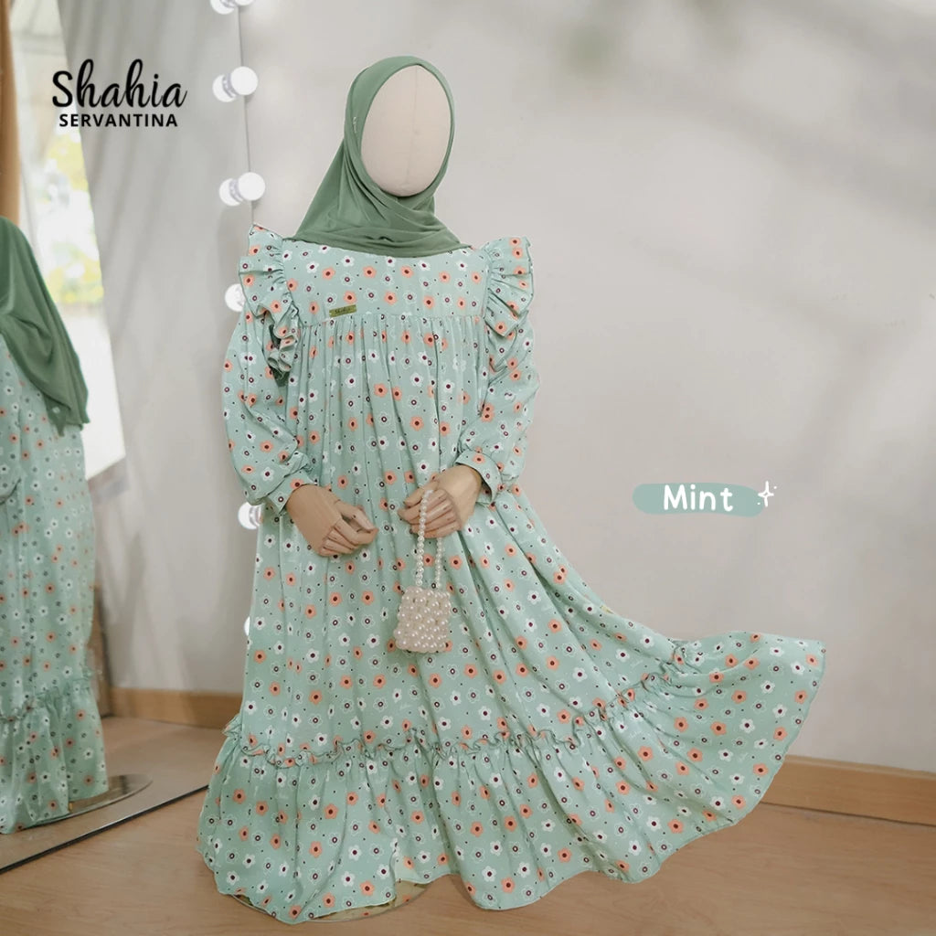 PREORDER Shahia - Florin Dress (without hijab) Mint Green S (1-2y)