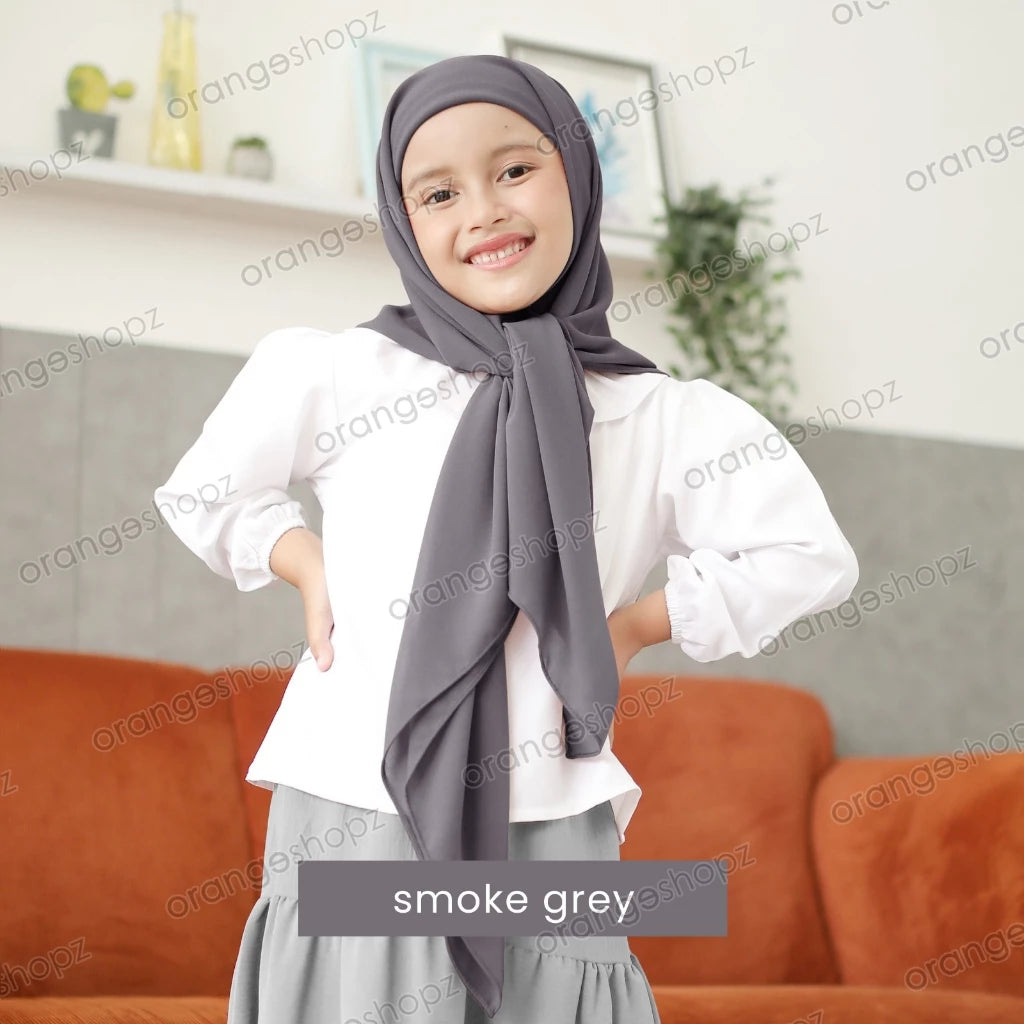 PREORDER Orangeshopz Plain Square with Attached Inner Smoke Grey