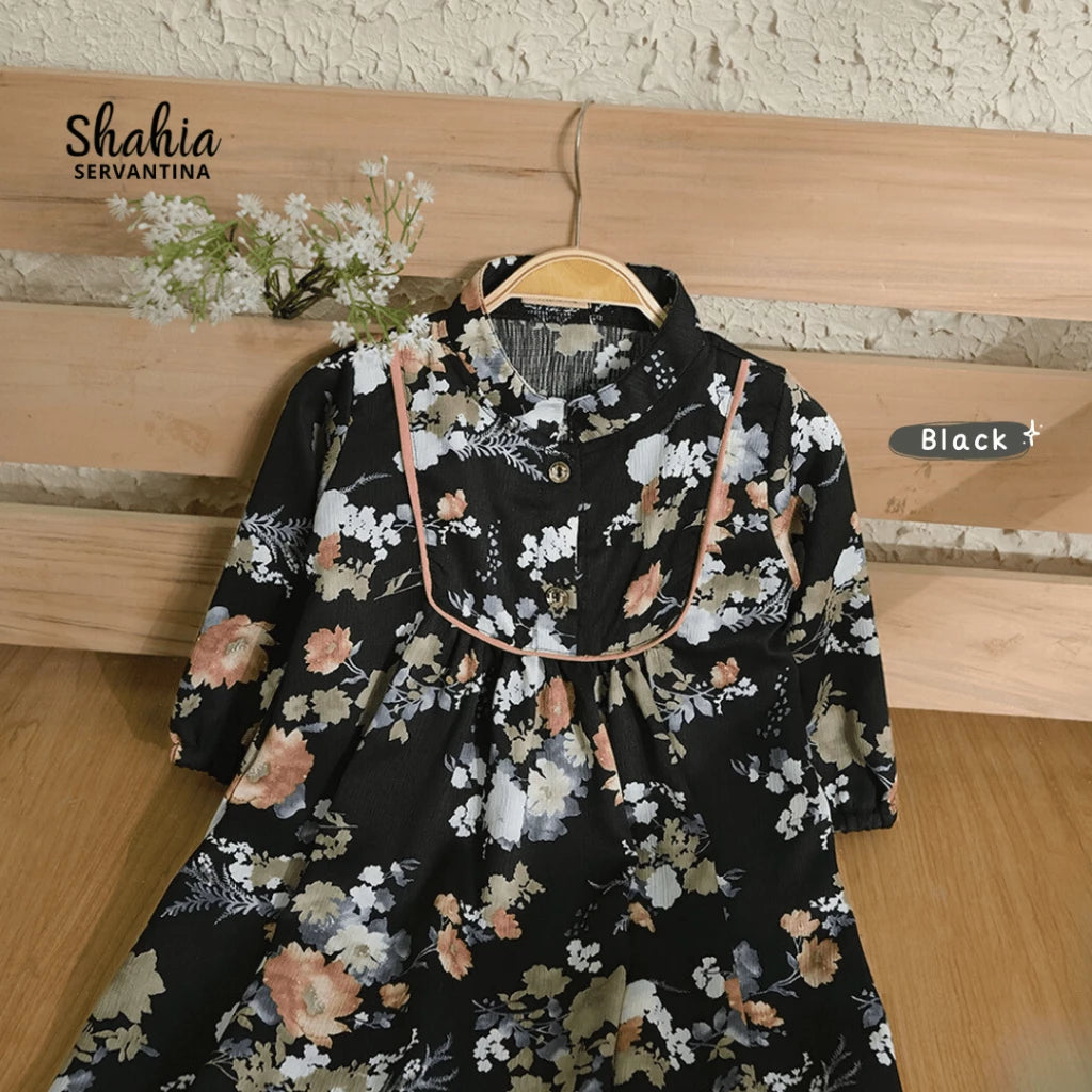 PREORDER Shahia - Zafira Dress Black