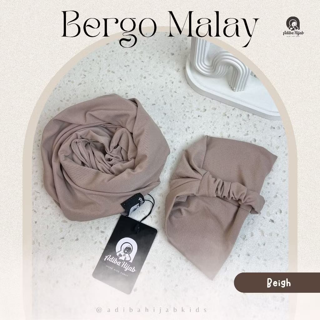 PREODER Adiba - Bergo Malay Daily Segitiga Hijab