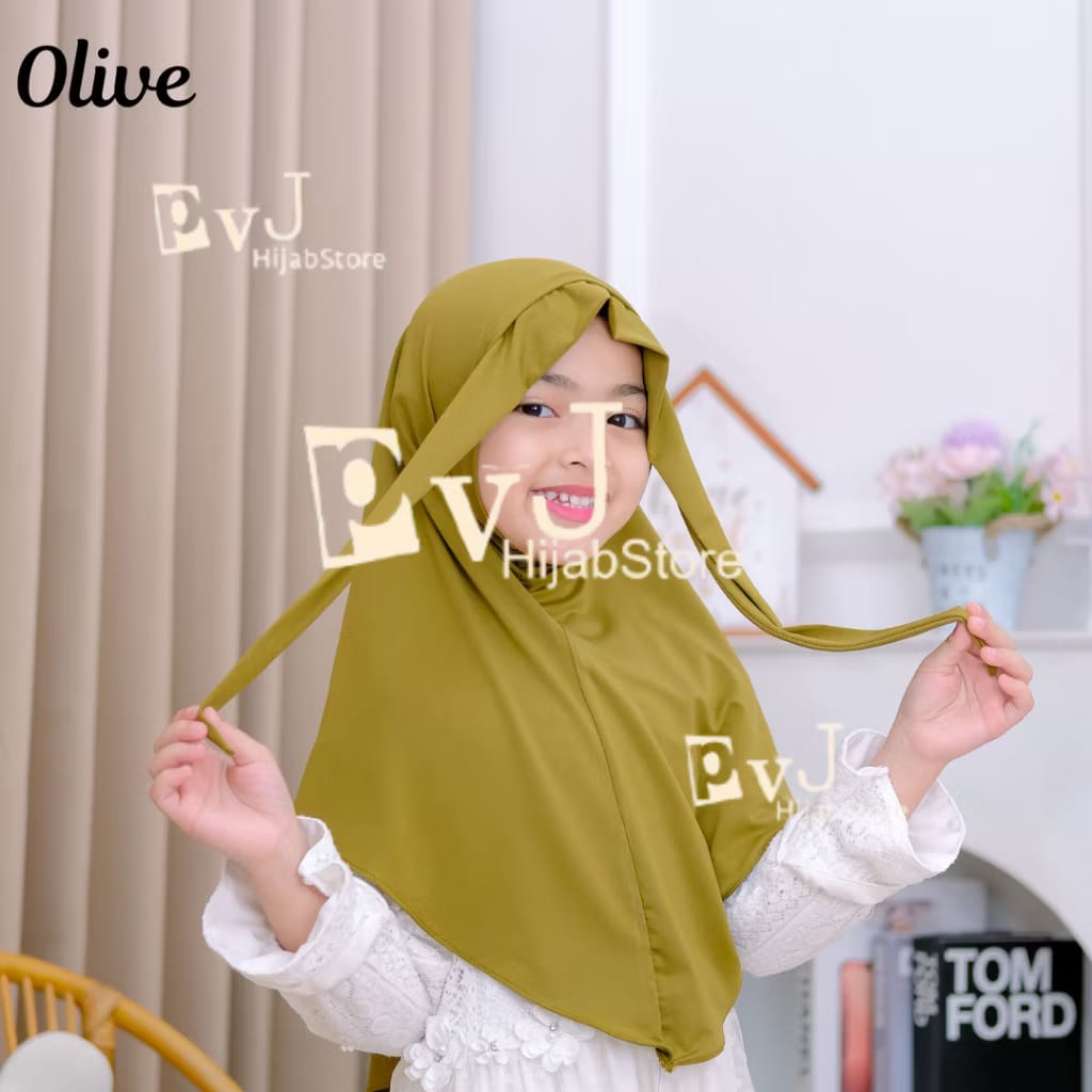 PREORDER PVJ Hijab - Intant Hijab Tali (5-10y)