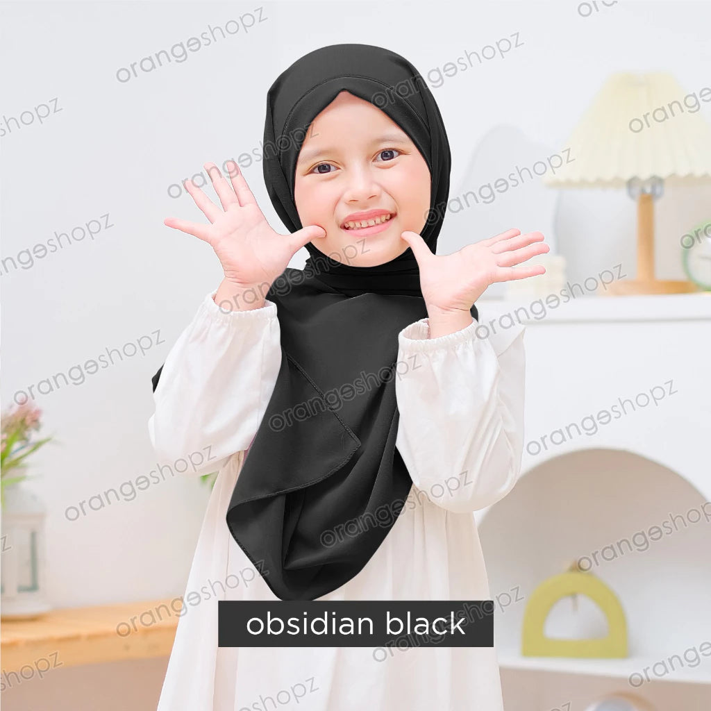 PREORDER Orangeshopz - Darla Instant Shawl Obsidian Black