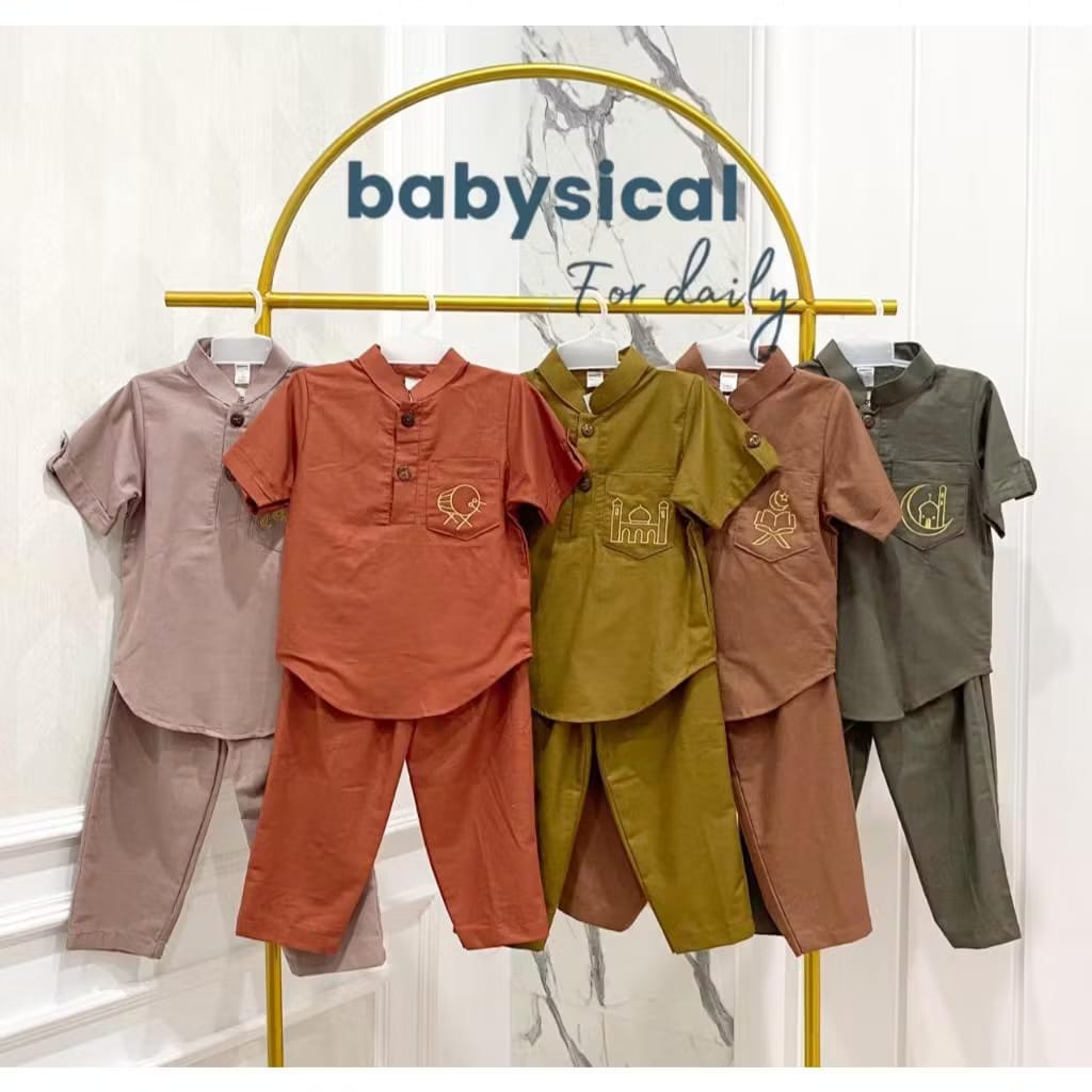 PREORDER Babysical - Boys Kurta Gold Series