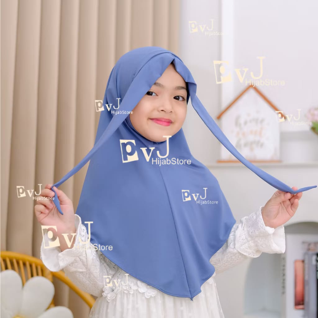 PREORDER PVJ Hijab - Intant Hijab Tali (5-10y)