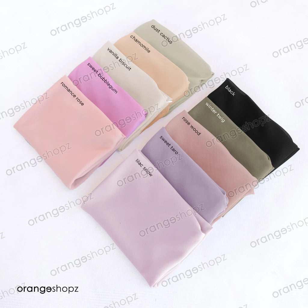 PREORDER Orangeshopz - Innara Zipper Instant Segitiga Hijab