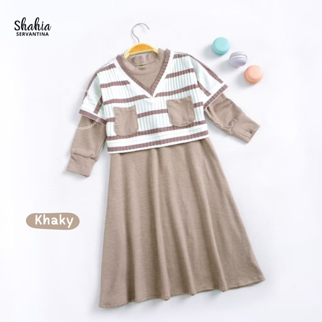 PREORDER Shahia - Nicci 2in1 Knitted Dress