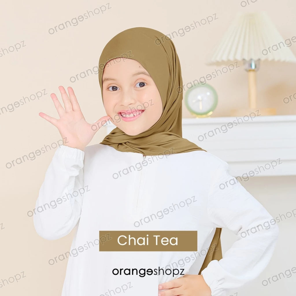 PREORDER Orangeshopz - Pashmina Instan Oval Chai Tea