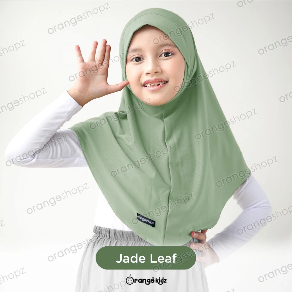 PREORDER Orangeshopz - Instant Hijab Hawwa Jersey Premium Jade Leaf