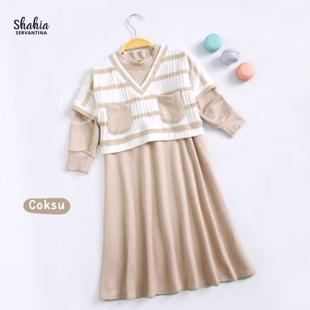 PREORDER Shahia - Nicci 2in1 Knitted Dress