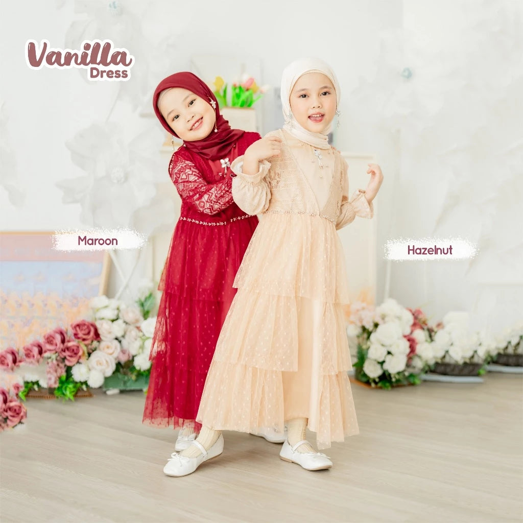 PREORDER BBC KIDS - Vanilla Dress with Hijab