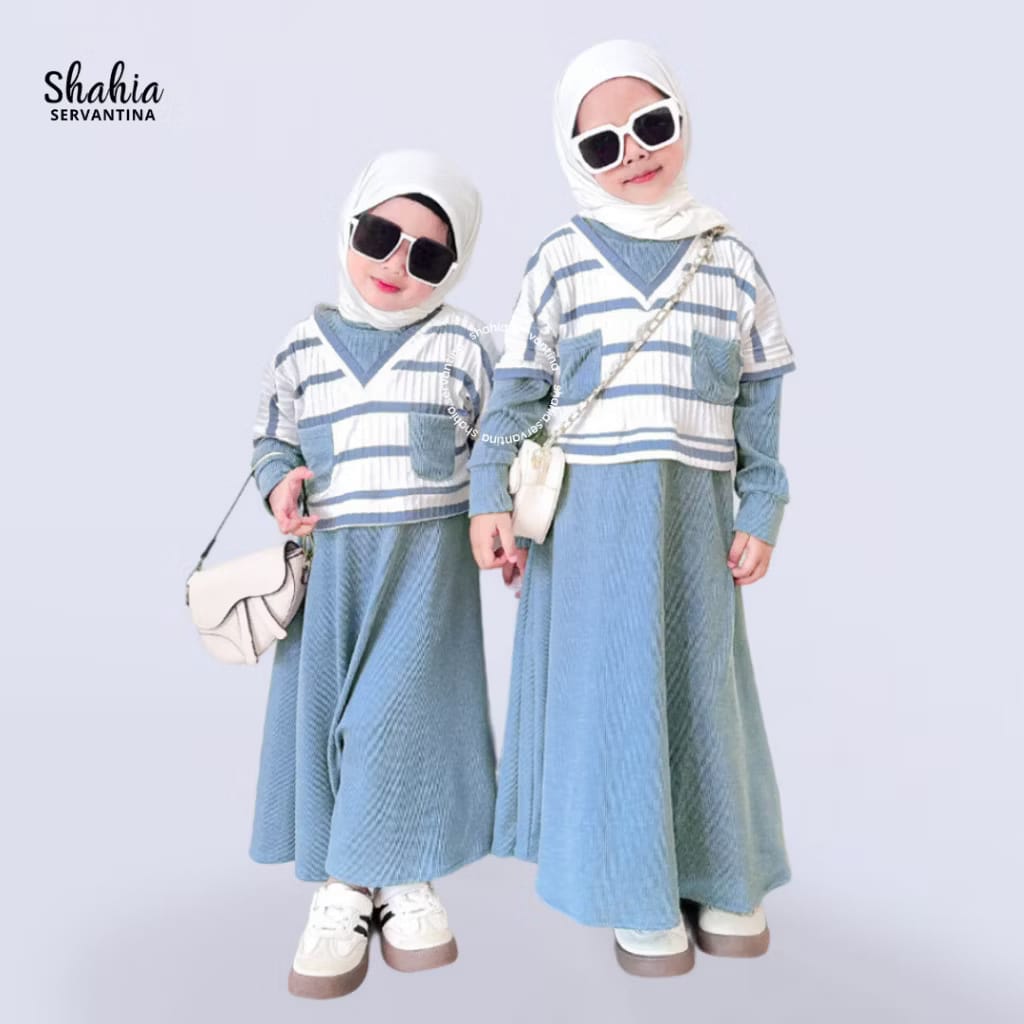 PREORDER Shahia - Nicci 2in1 Knitted Dress