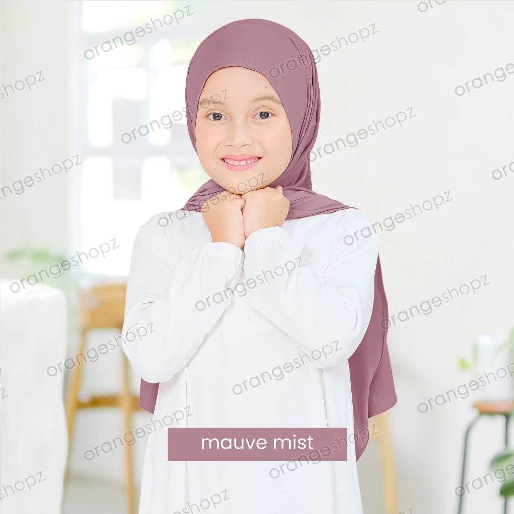 PREORDER Orangeshopz - Pashmina Instan Oval Mauve Mist