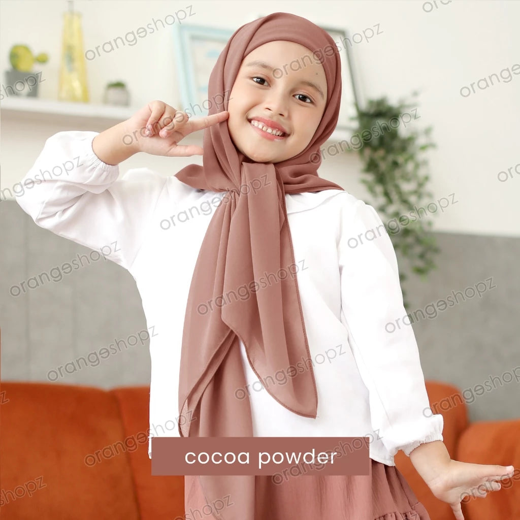 PREORDER Orangeshopz Plain Square with Attached Inner Cocoa Powder