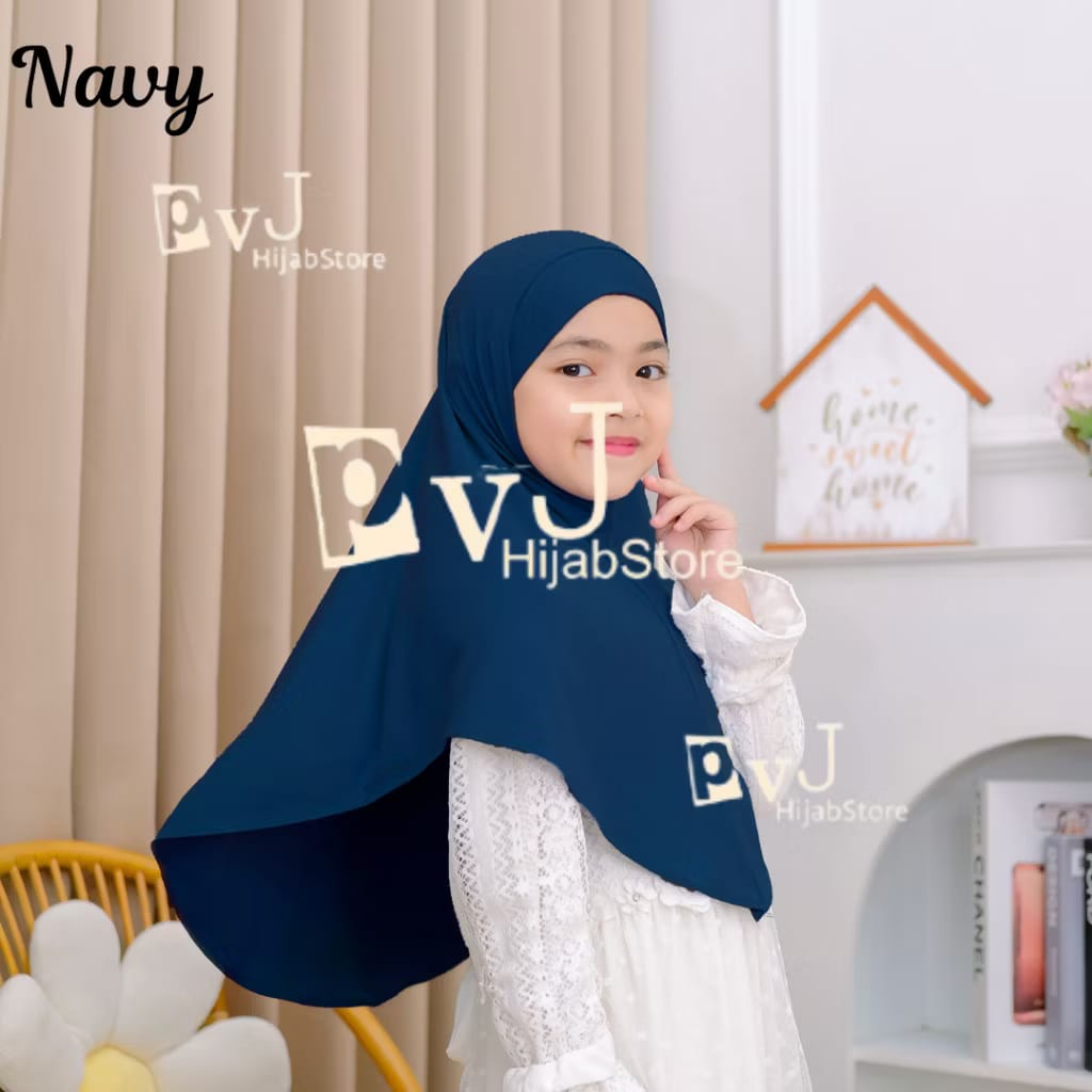 PREORDER PVJ Hijab - Intant Hijab Tali (5-10y)