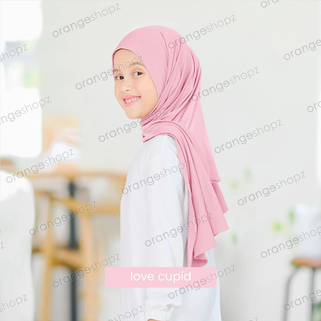 PREORDER Orangeshopz - Pashmina Instan Oval Love Cupid