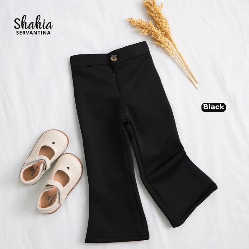 PREORDER Shahia - Cutbay Flare Pants Black