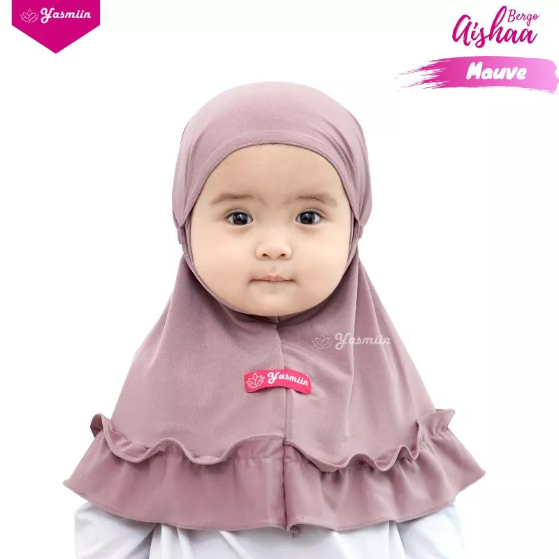 PREORDER Aamar Hijab - Yasmiin Instant Mauve S (6-12m)