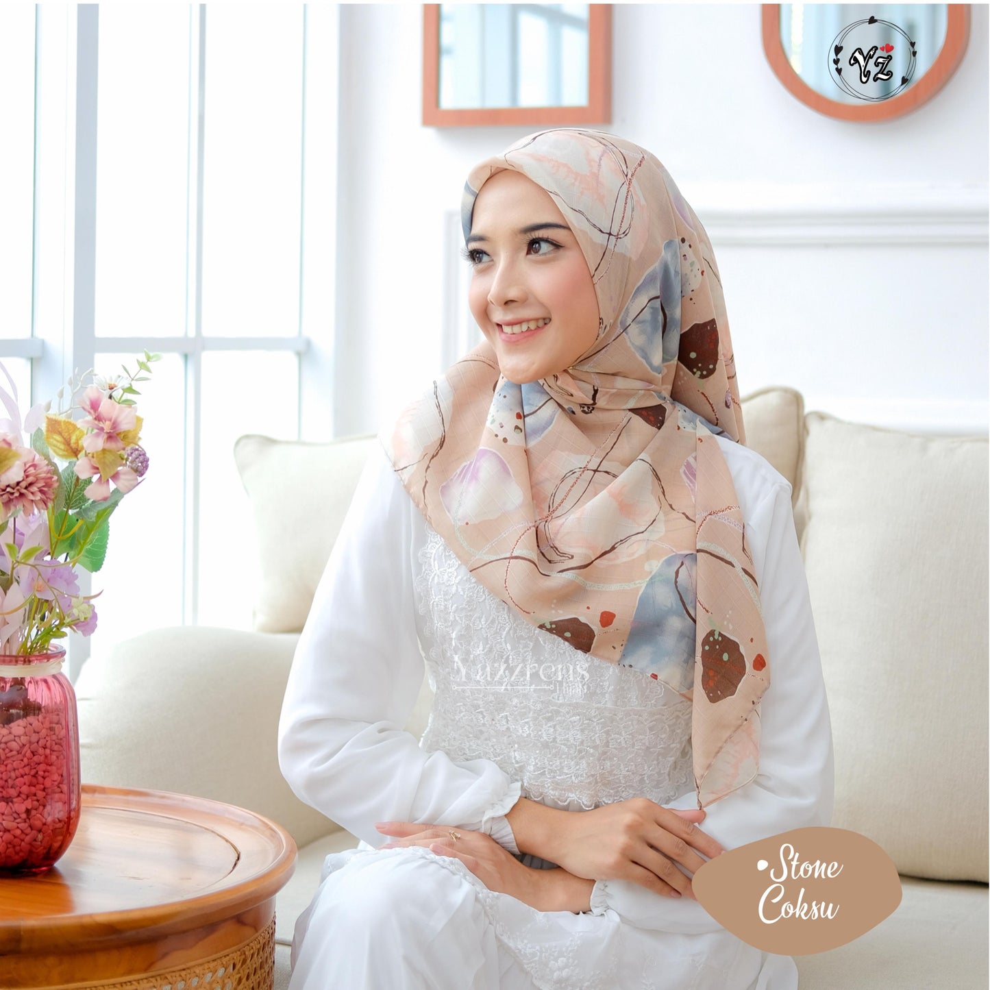 PREORDER Yazzrens - Shabby Printed Square with Attached Inner Sifa Series