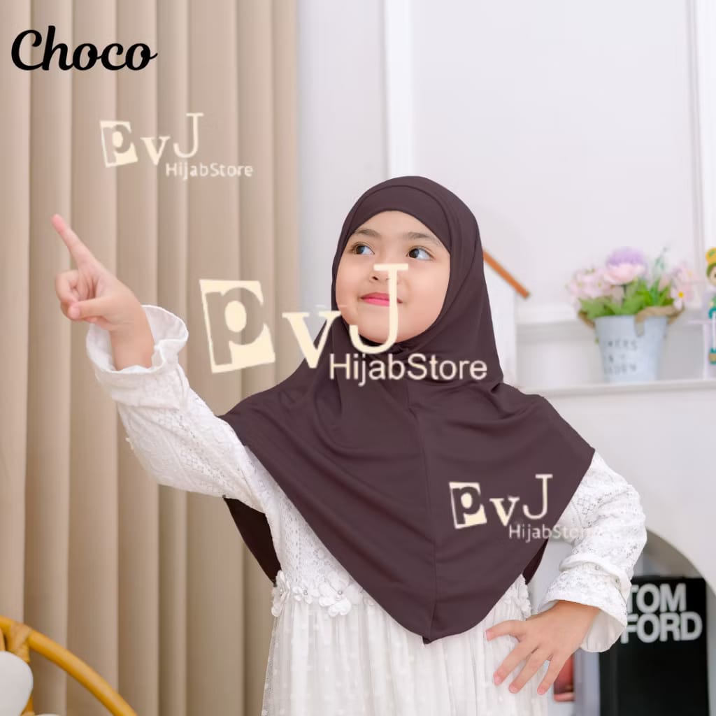 PREORDER PVJ Hijab - Intant Hijab Tali (5-10y)