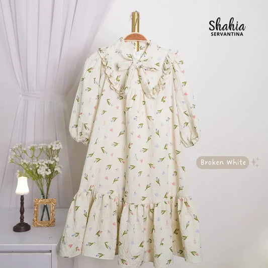 PREORDER Shahia - Nayla Dress Broken White