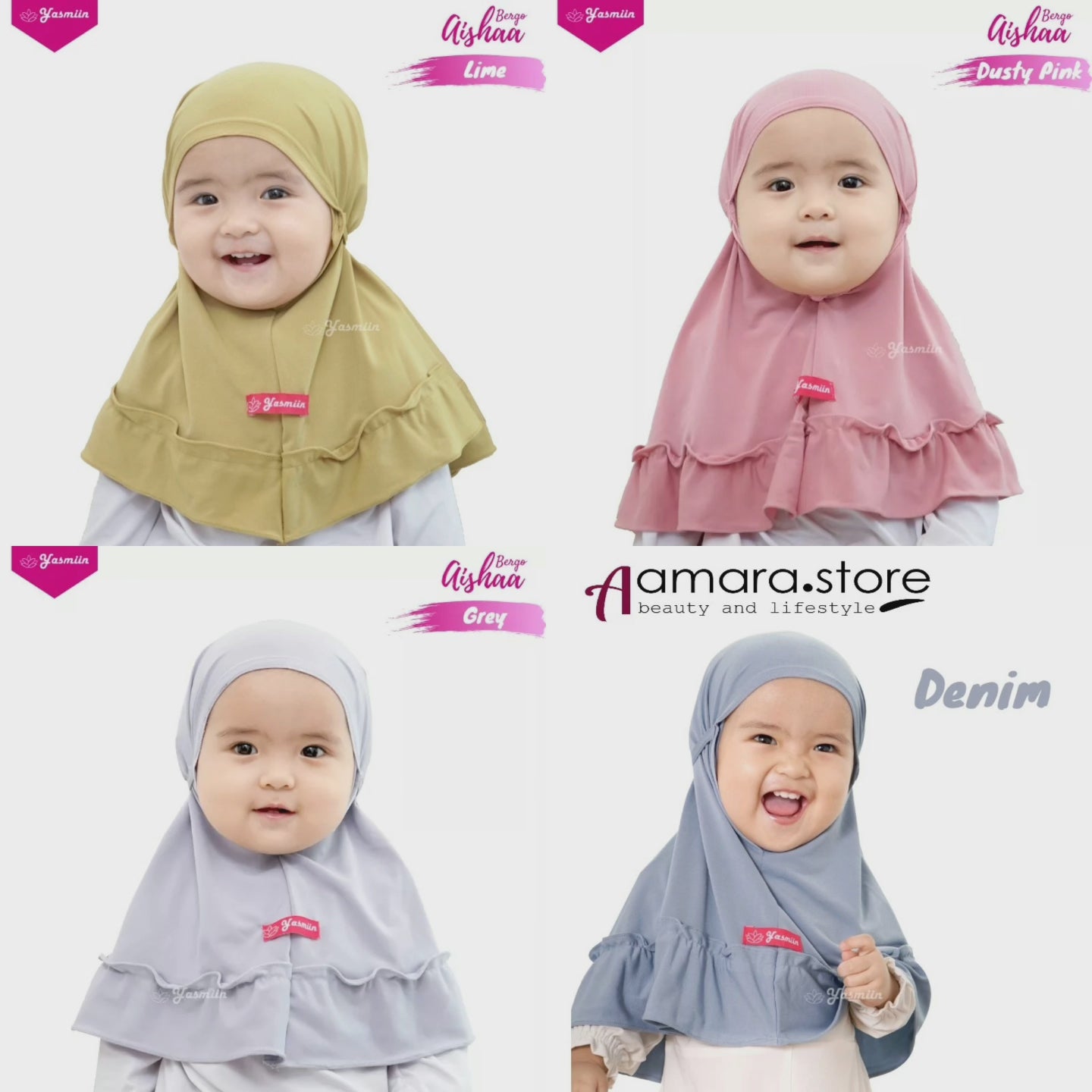 PREORDER Aamar Hijab - Yasmiin Instant