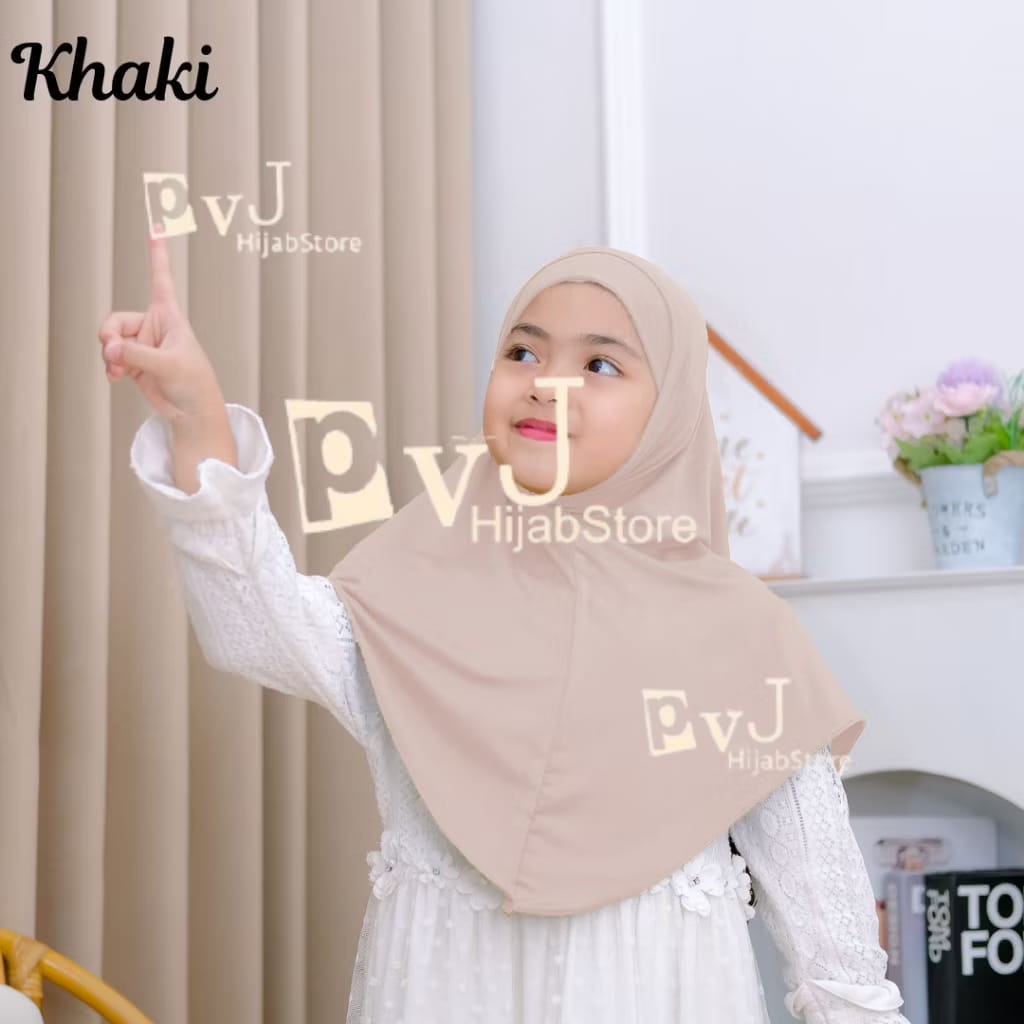 PREORDER PVJ Hijab - Intant Hijab Tali (5-10y)