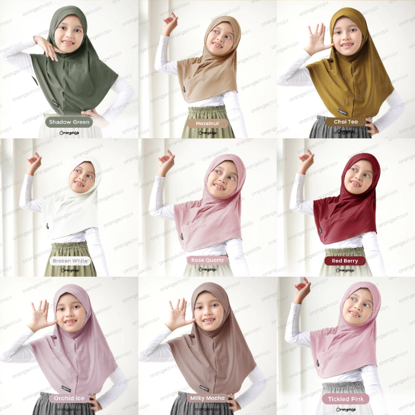 PREORDER Orangeshopz - Instant Hijab Hawwa Jersey Premium